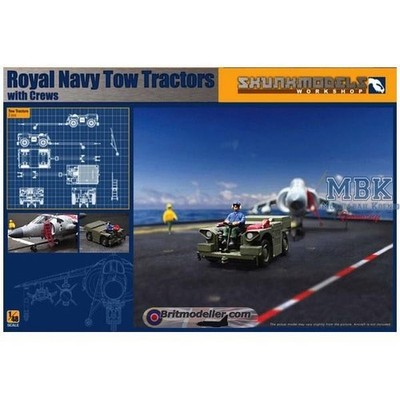Skunkmodels 1:48 Royal Navy Tow Tractors with Crews   Neu & OVP