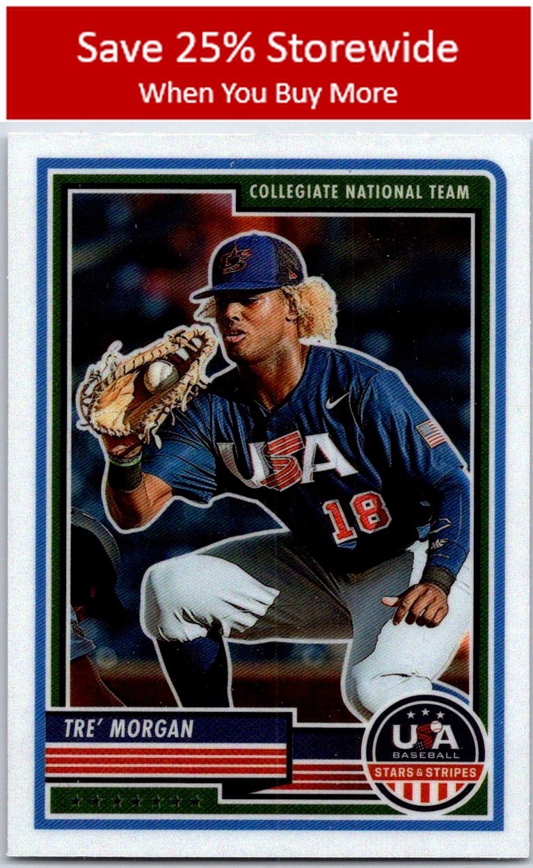Tre' Morgan 2023 Panini Stars & Stripes USA Baseball #78