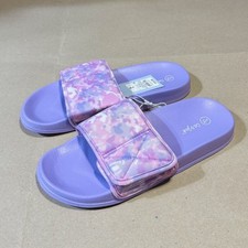 Kids' Kris Sport Slide Sandals - Cat  Jack Purple XL 6 Contoured Footbed 0049