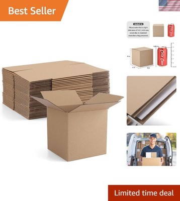 Customizable 4x4x4 Inch Cardboard Mailer Boxes - 25 Pack for Creative Packaging