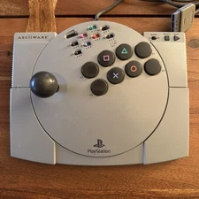 Asciiware PlayStation 1 Arcade Joystick Controller Video Game Sony Official