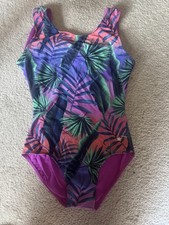 Destira Tropical Gymnastics Leotard JR CXL EUC