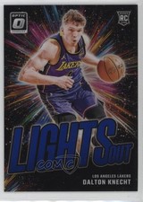 2024-25 Panini Donruss Optic Lights Out Blue Prizm 13/49 Dalton Knecht #8 0m1w