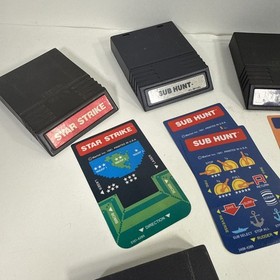 Intellivision Video Game Lot Of 7 Utopia AD&D Astrosmash Sub Star Strike Space