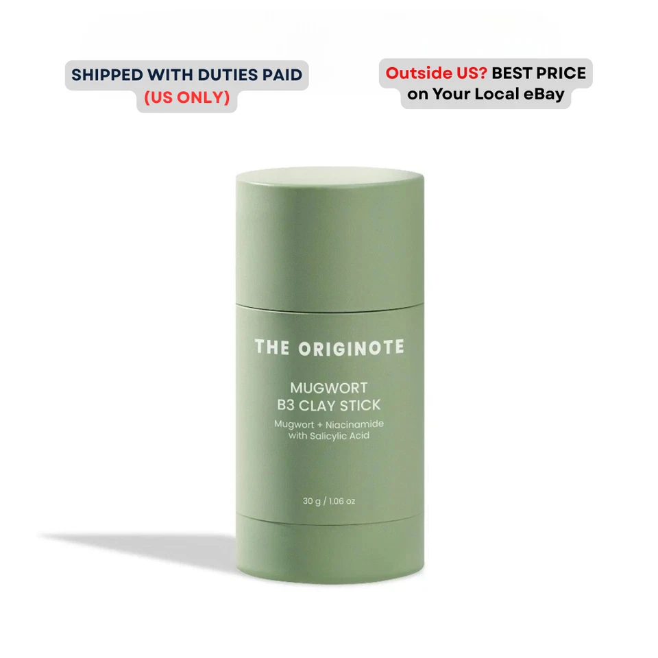 THE ORIGINOTE Mugwort B3 Clay Stick Mask 40g Acne Care Oil Control & Exfoliating - Image 2 of 4