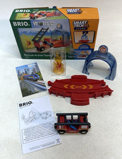 BRIO Smart Tech Sound Rescue Action Tunnel Kit 33976 for Toy Wooden Train Set