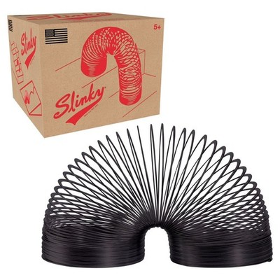 Slinky Original Black Metal Collector s Edition Spring Toy   Made in USA   NEW