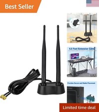 Omnidirectional 9dBi WiFi Antenna with Magnetic Base - Perfect for Routers  PCs
