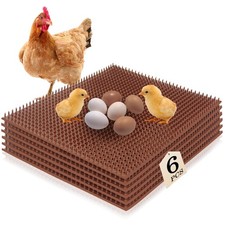 6 Pack Chicken Nesting Pads for Chicken Coop,12"x14" Plastic Nesting Pads for...