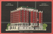 HOTEL LINCOLNSHIRE, BOSTON, MASS.   c. 1940s ...