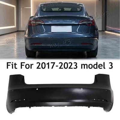 Bumper Cover For 2017-2023 Tesla Model 3 1108905S0A Primed Rear