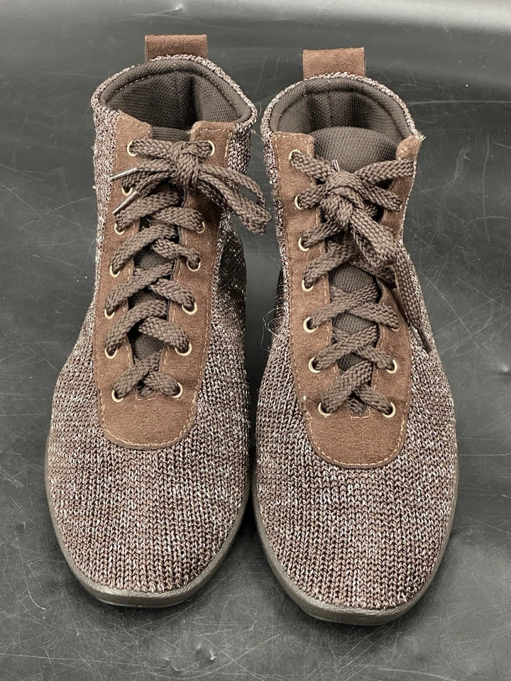 Botas de punto Arcopedico para mujer Shock 5 marrón estrellado talla 9 cómodas brillo Foto 2 de 4