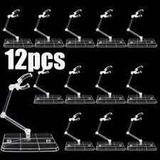 12PC HG144 Adjustable Action Figure Display Holder Base Doll Model Support Stand