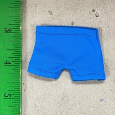SU-UW-TH: Fabric Blue Shorts for Marvel Legends Thing - Aqua Blue