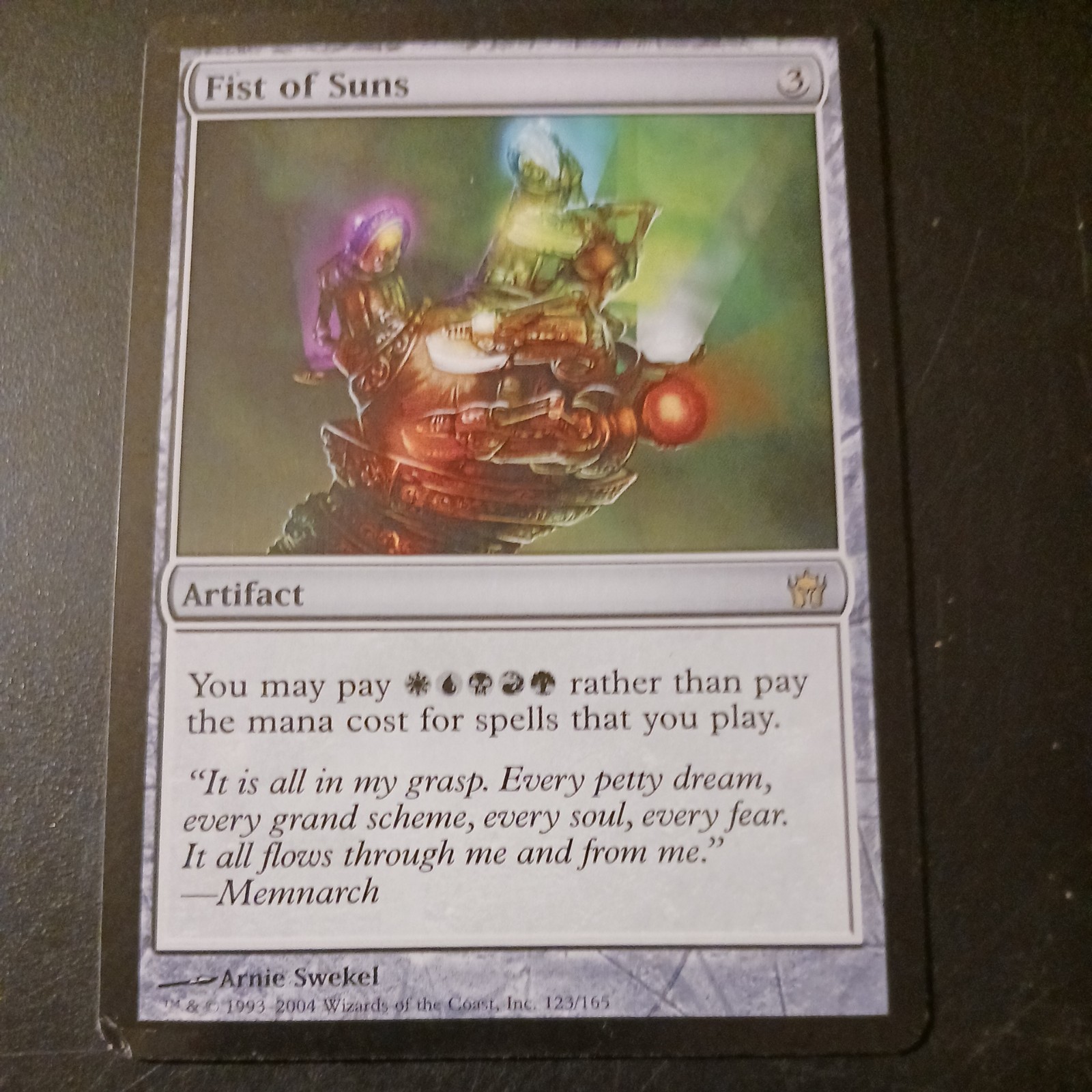 Mtg Fist of Suns LP Fifth Dawn Artifact Rare #123 Magic Card