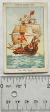 1952 Amalgamated Tobacco South Africa Famous British Ships 3 First Ark Royal