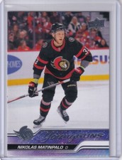 Nikolas Matinpalo 2023-24 Upper Deck Rookie Young Guns $1.50 SHIPPING