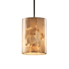 Justice Design Alabaster Rocks! Mini 1-LT Pendant, Flat, CH - ALR-8815-10-CROM