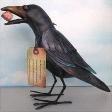 Cloth Folk Art Pattern "Elijah's Raven" By Susan Barmore