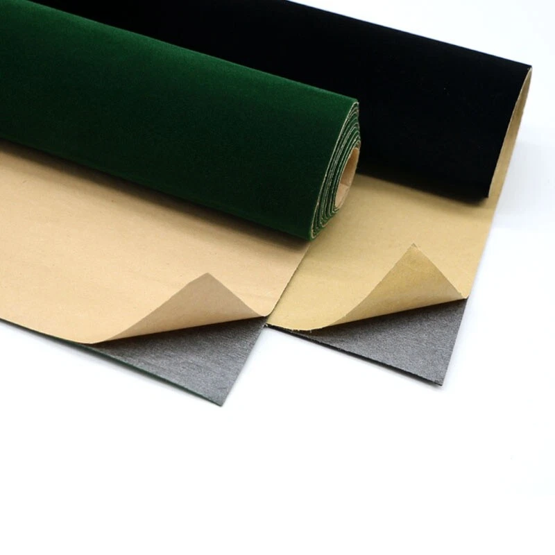 150x50cm DIY Self Adhesive Velvet Fabric Velour Felt Crafts Sticker Vinyl Film - Image 3 of 4