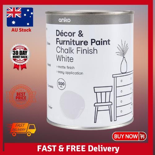 Decor & Furniture Paint - Chalk Finish White - Picture 1 of 6