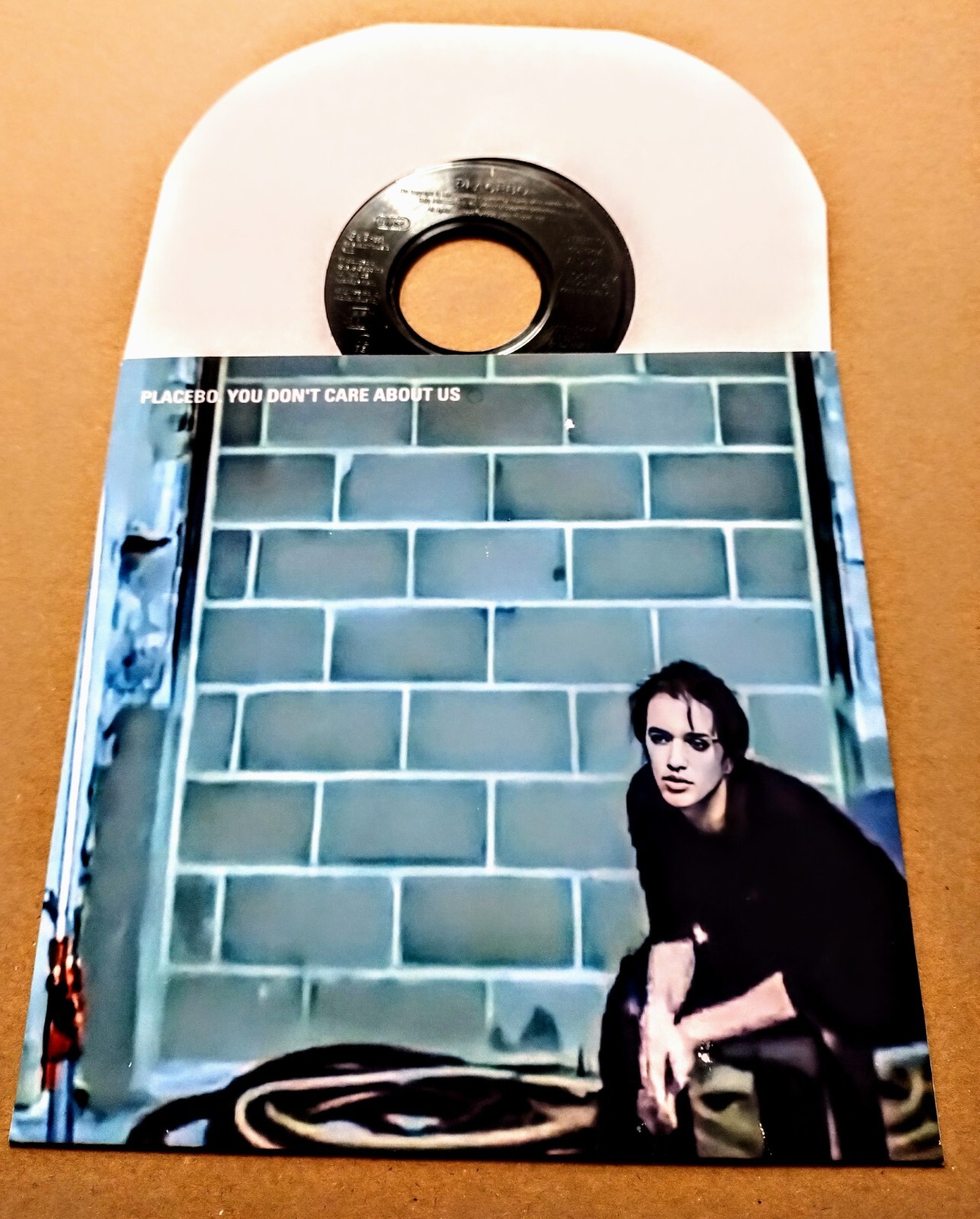 PLACEBO YOU DON'T CARE ABOUT US 7" UK JUKEBOX VINYL 45 - FREE CUSTOM PIC SLEEVE