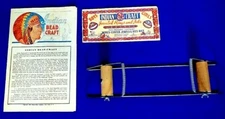 Vintage CRAFT Instruction Booklet and Loom and Bead Packaging 