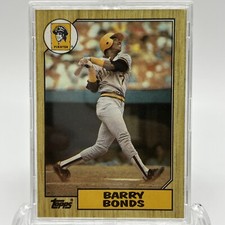 1987 Topps Barry Bonds #320  Multiple Error  Original Rookie Card