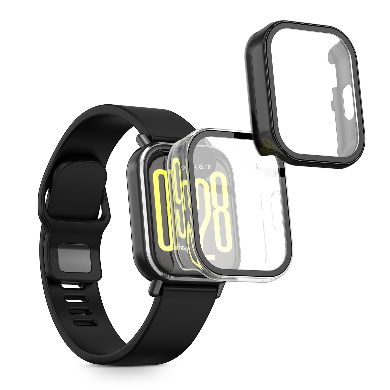 Чехол Hülle для часов Xiaomi Redmi Watch 5 Active Silikon Fullbody Schutzhülle 