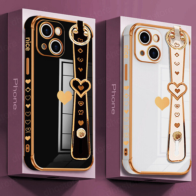 Custodia Per Telefono Con Carica Wireless Magnetica Con Placcatura Di - Foto 2