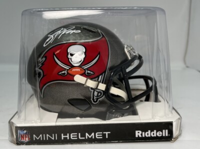 Jason Pierre-Paul SB LV Champs Signed Tampa Bay Buccaneers Mini Helmet JSA  Bucs
