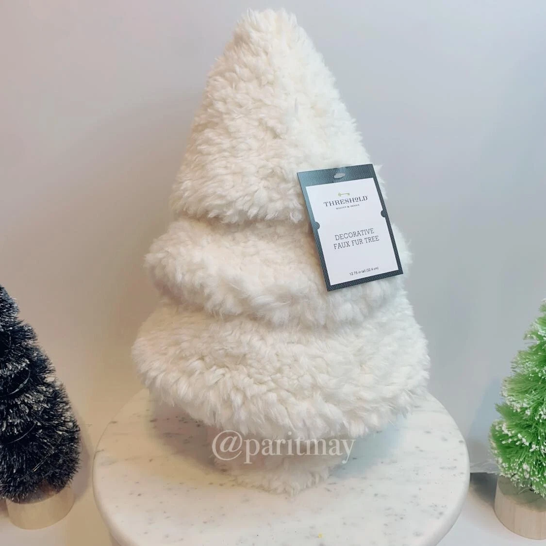 Plush Sherpa Holiday/christmas Tree Pillow Sherpa Holiday Pillows