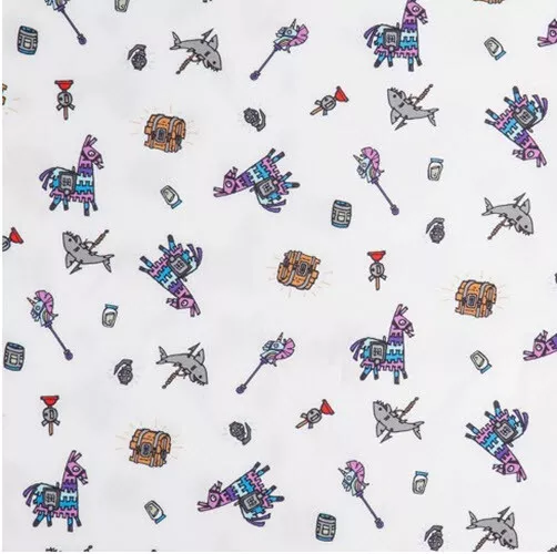 FORTNITE polyester fabric remnant material BRAND NEW never used