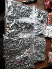 Image of 10mm Flat Cable Clips Nail Grey T&E Twin and Earth Electrical Wire Cable Clips