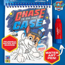 Paw Patrol Aqua Art Pad  No-Mess Coloring  Travel Size  Reusable Fun