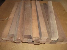 20 PIECES 12" LONG BLACK WALNUT PEN / SPINDLE LATHE BLANKS 1 X 1 X 12"