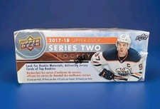 2017/18 UD Series 2 Hockey Sealed 24 Pack Retail Box Young Guns Rookie Jersey