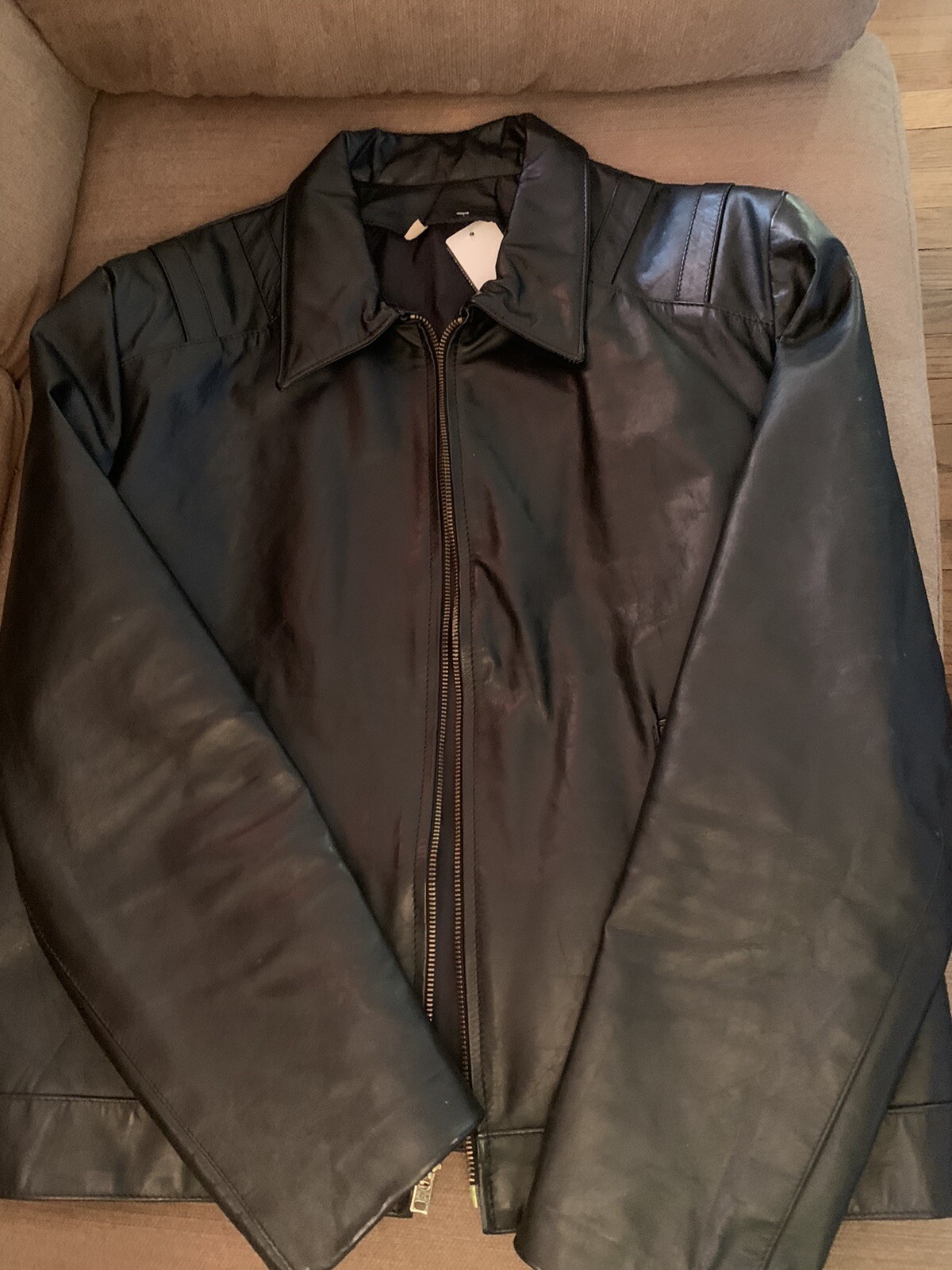 Shell Genuine Leather Jacket Large - image 1