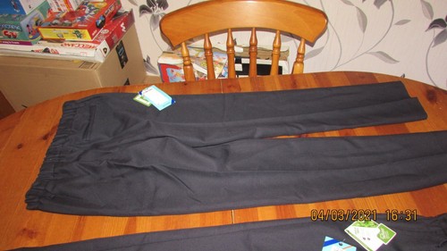 new pair of navy school trousers, choose from age 4 - 9 years, John Lewis - Picture 2 of 12
