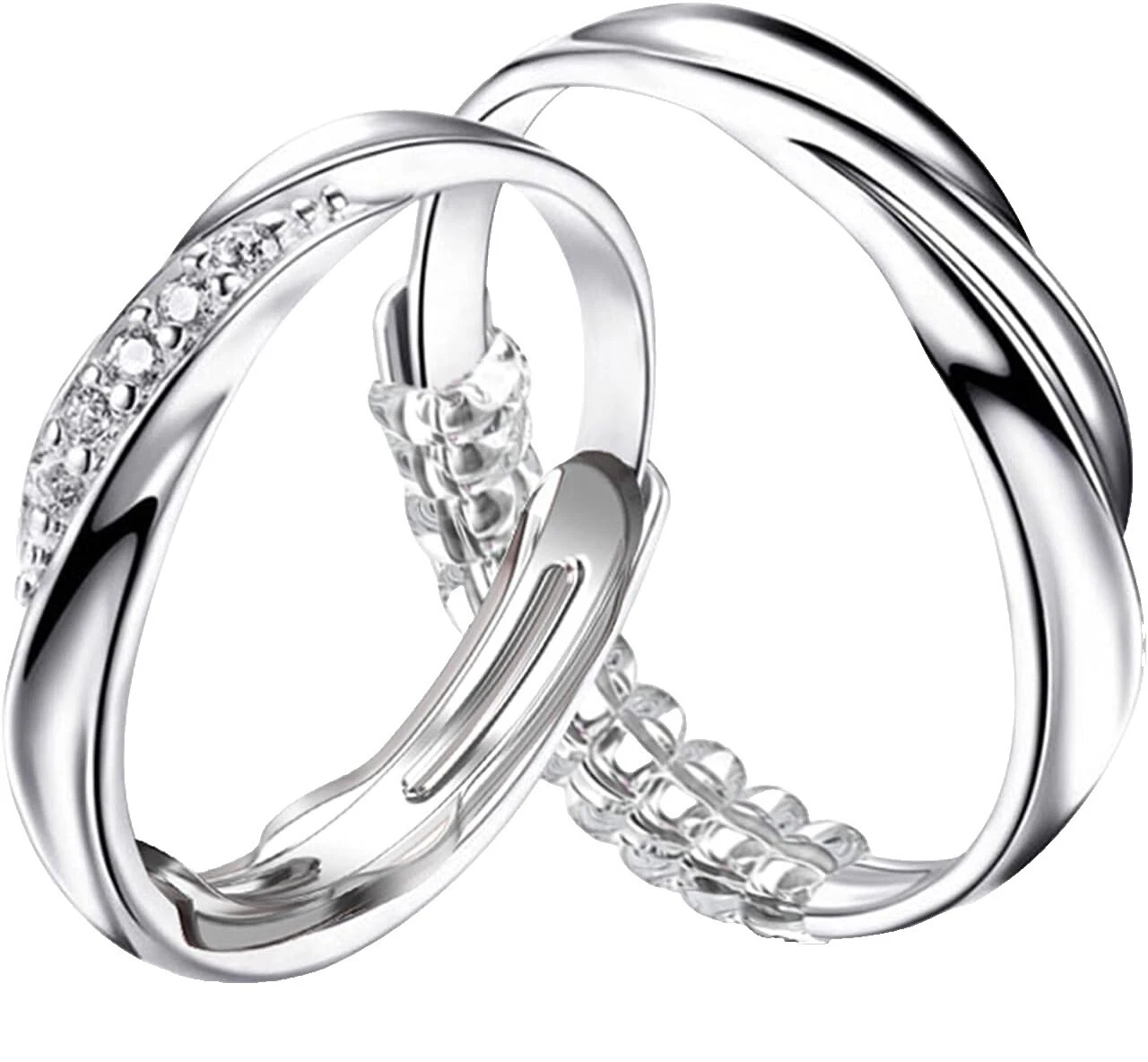 Anel de silicone 6 Anéis de Moda