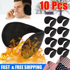 10Pcs Winter Earmuffs Unisex Ear Warmer Behind Head Outdoor Thermal Ear Muffs