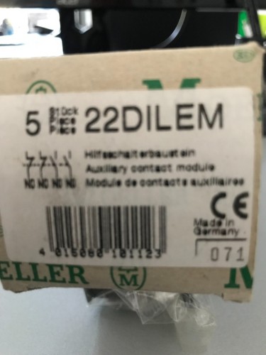 Moeller 22DILEM Hilfsschalter 2 Öffner, 2 Schließer steckbar - Bild 2 von 3
