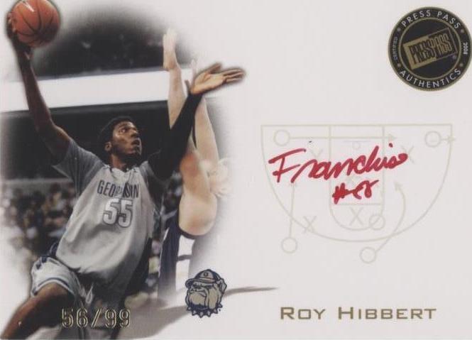 2008 Press Pass - Roy Hibbert #PPS-RH - 1 of 2