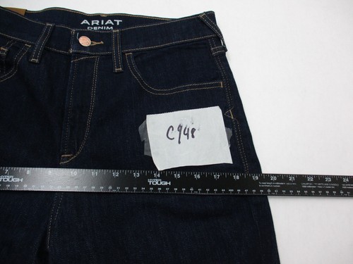 ARIAT Jeans Womens 29 Blue Relaxed Straight Ultra High Rise Denim Jazmine 29x33 - Picture 8 of 19