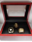 Baltimore Orioles - World Series 3 Ring Set With Wooden Display Box. Ripken