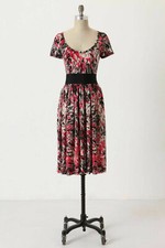 New! XS Anthropologie Sparrow Sweaterknit 'Midnight Safari Dress' Wool Blend