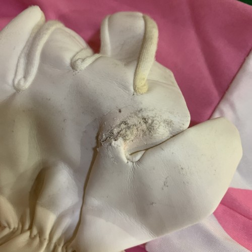 Vintage Pink Mighty Morphin Power Rangers Gloves (1994) and Costume Gloves Work - Picture 4 of 8