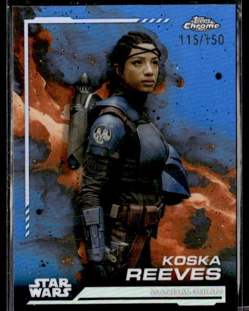 L8,513 - 2024 Topps Chrome Star Wars Skywalker Blue #46 Koska Reeves /150