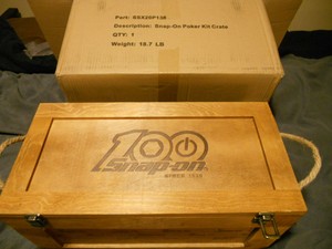 Snap On Ssx20p136 Poker Kit Crate New 100 Years Ebay