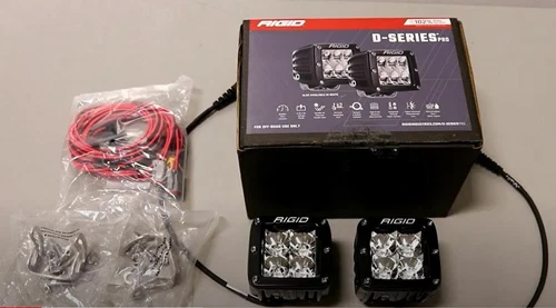 Rigid Industries 202113 D-Series Pro Flood Beam LED Lights 3 inch Pair Universal - product listing photo